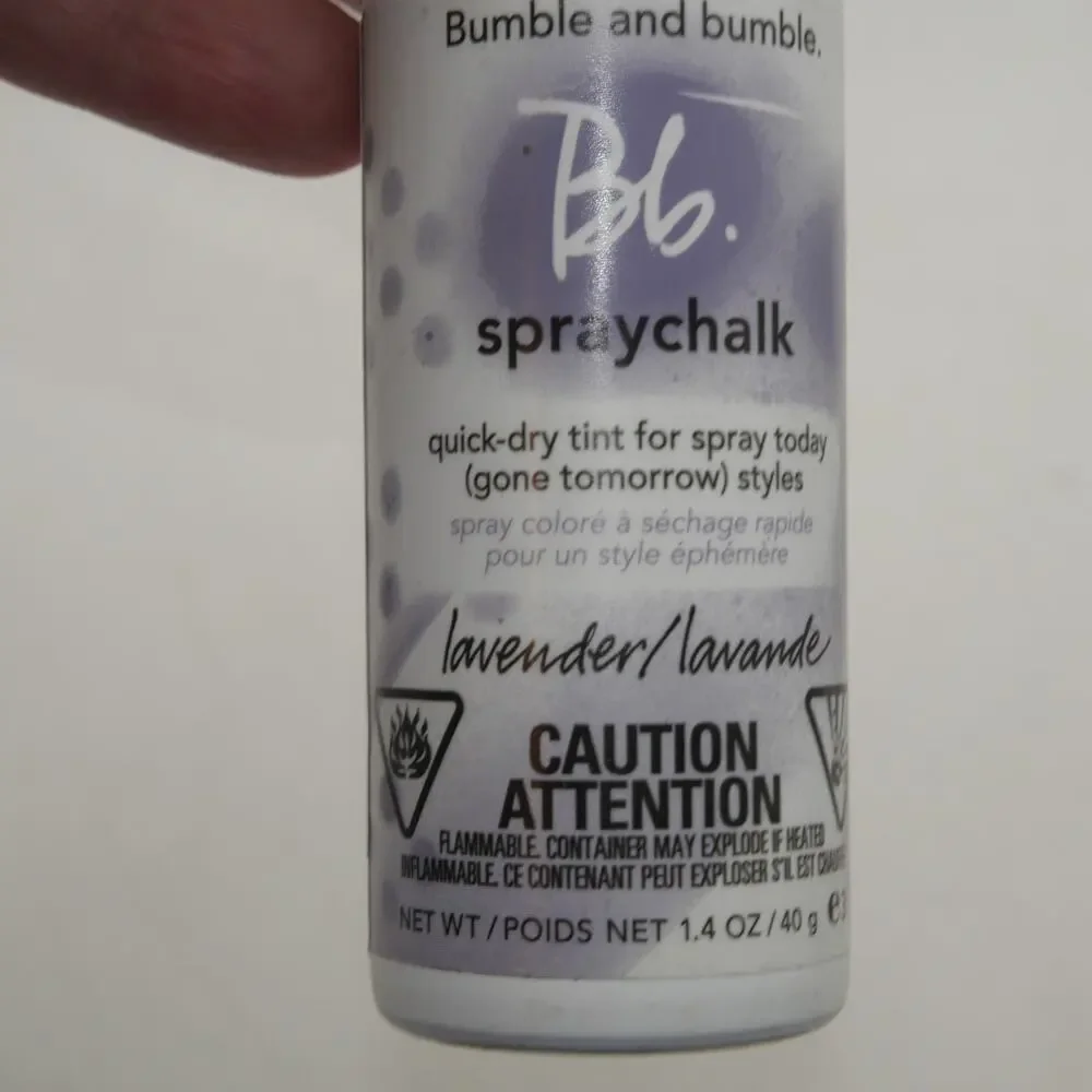 NEW Bumble and Bumble Spray Chalk Quick Dry Tint Color Lavender Purple 1.4oz